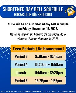 shortened day schedule